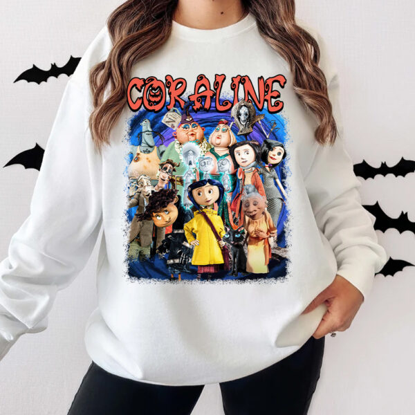 Coraline Characters Halloween Movie Sweatshirt