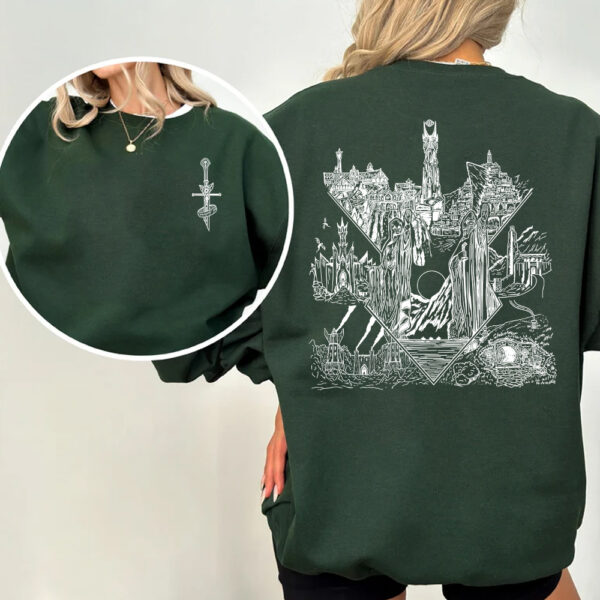 LOTR Middle Earth Inspired 2 Sides Shirt