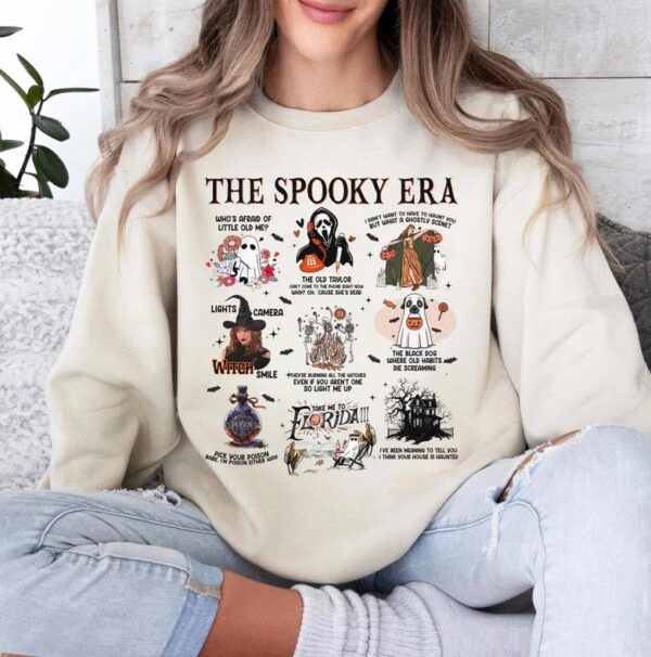 Taylor Swift Spooky Era Halloween Vintage Sweatshirt