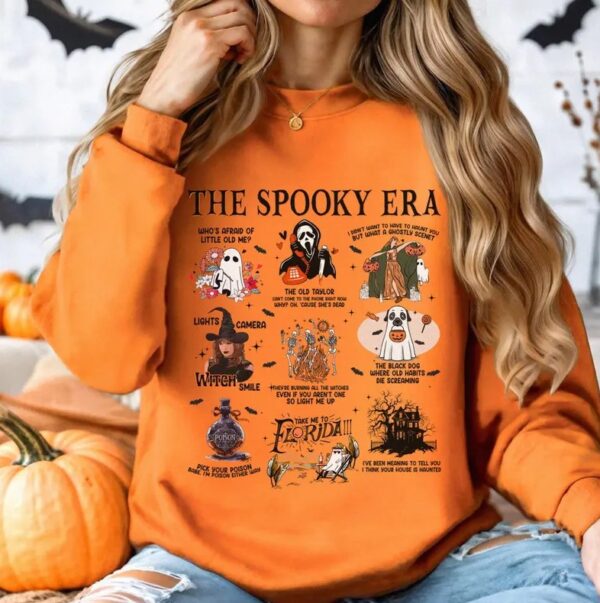 Taylor Swift Spooky Era Halloween Vintage Sweatshirt