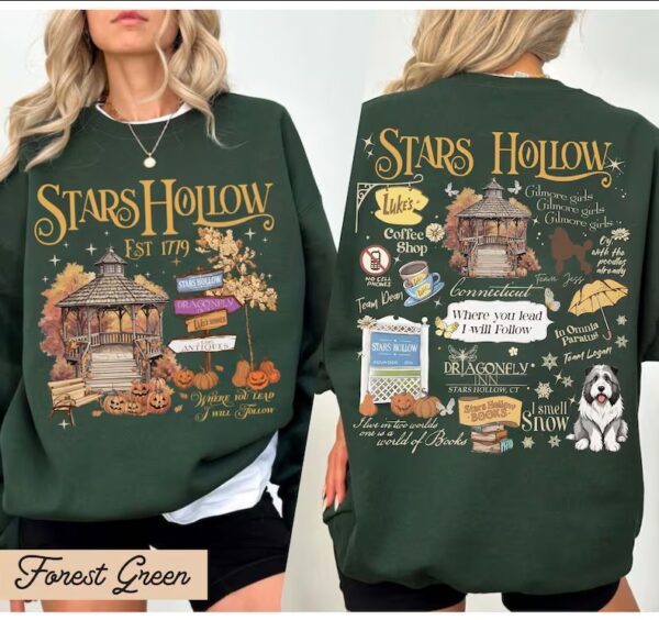 Stars Hollow Connecticut Gilmore Girls Sweatshirt