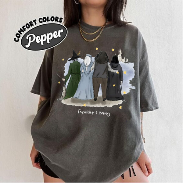 Harry Potter McGonagall Snape Dumbledore Memorial Maggie Smith Tribute Vintage Shirt