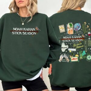 Vintage Stick Season Noah Kahan 2 Sides Sweatshirt