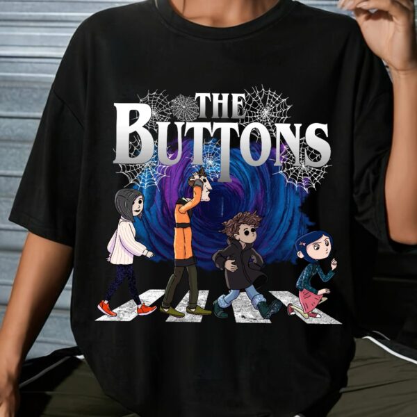 The buttons Coraline basic Halloween shirt