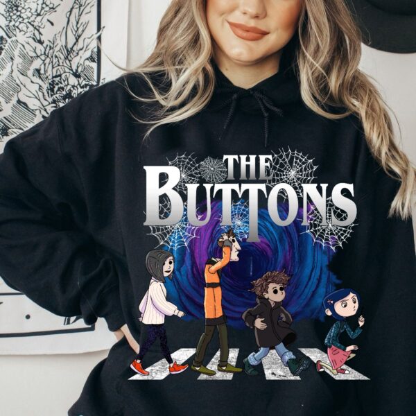 The buttons Coraline basic Halloween shirt