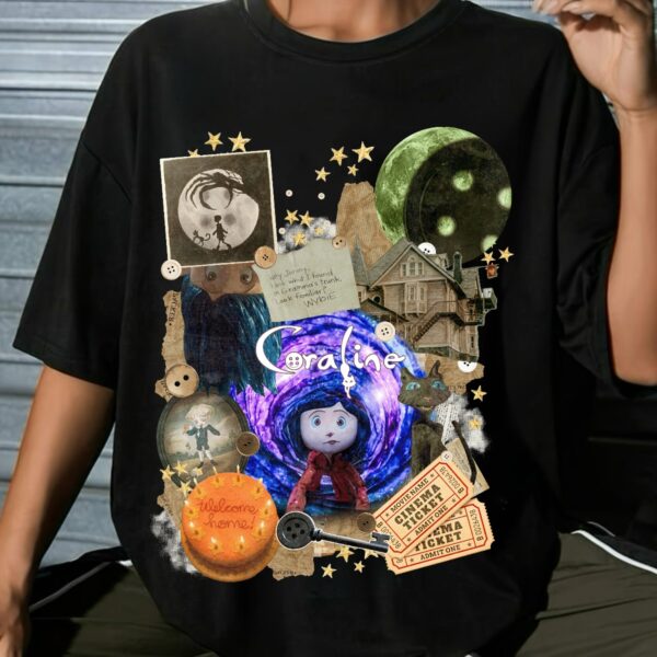 Coraline Vintage Basic Halloween Shirt