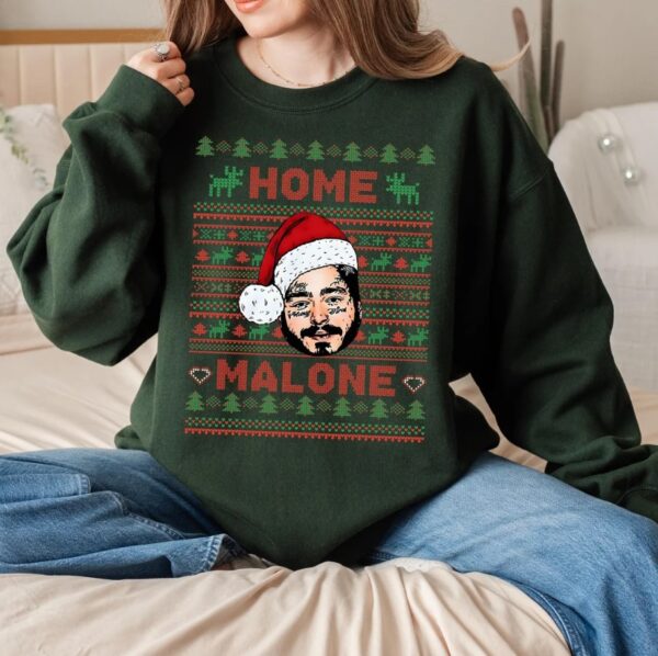 Home Malone Christmas Ugly Sweatshirt