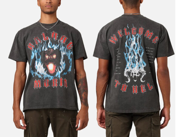 LOTR Balrog Welcome To Hell Vintage 2 Sides Shirt