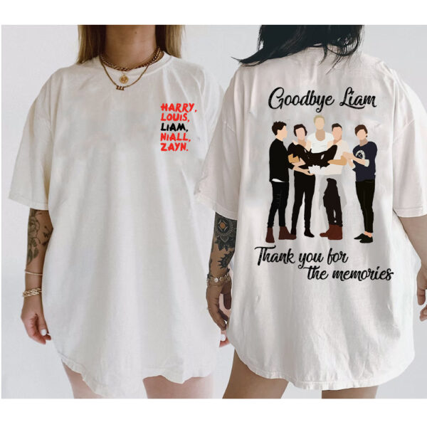 Goodbye  One Direction Liam Payne 1993-2024 Vintage 2 Side Shirt