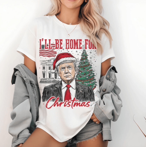 Donald Trump I Be Home For Christmas Shirt