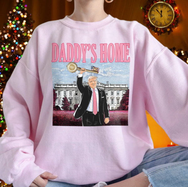 Daddy Home Trump I’ll Be Home Christmas Shirt