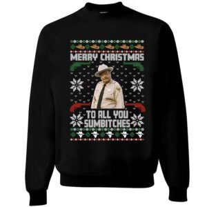 Smokey and The Bandit Ugly Christmas Sweater, It’s A Complete Lack Of Respect For The Law Ugly Christmas Shirt