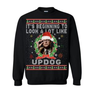 Its Beginning To Look A Lot Like Up Dog Shirt, Ugly Christmas Shirt, The Movie 90s Christmas Shirt