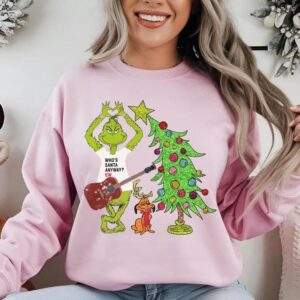 Mean Guy Who’s Santa Anyway Grinch Swiftmas Christmas Sweatshirt