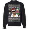 Watch It Santa Funny Paulie Italian NJ New Jersey Mafia Classic TV Show Ugly Christmas Sweater