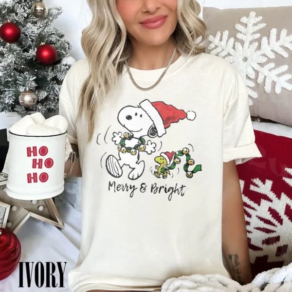 Snoopy Cute Christmas Dog Lover Gift, Dog Christmas Crewneck