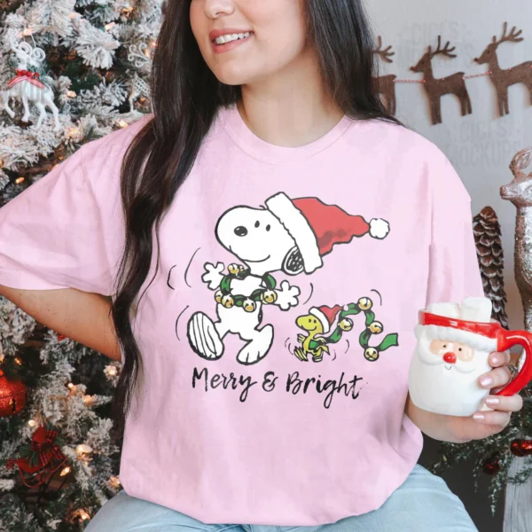 Snoopy Cute Christmas Dog Lover Gift, Dog Christmas Crewneck