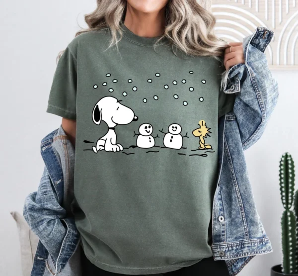 Snoopy Christmas Sweatshirt, Christmas Apparel, Cute Christmas Dog Lover Gift, Dog Christmas Crewneck, Merry Christmas Gift, Holiday Shirt