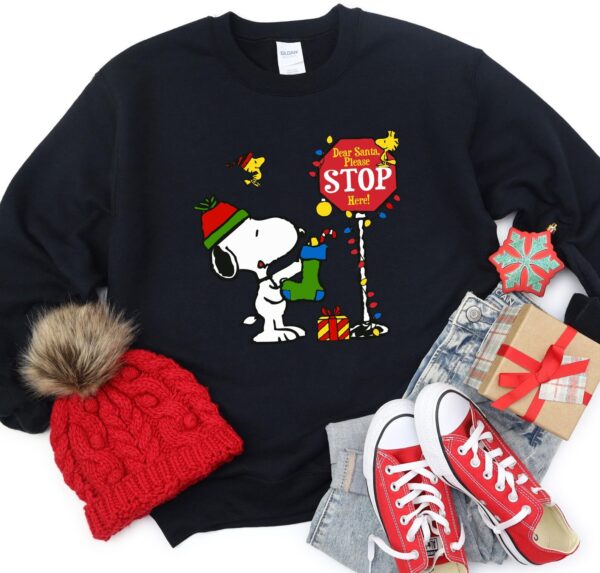 Cute Christmas Dog Lover Gift, Dog Christmas Crewneck, Snoopymas Shirt