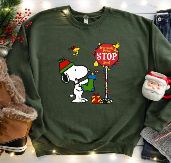 Cute Christmas Dog Lover Gift, Dog Christmas Crewneck, Snoopymas Shirt