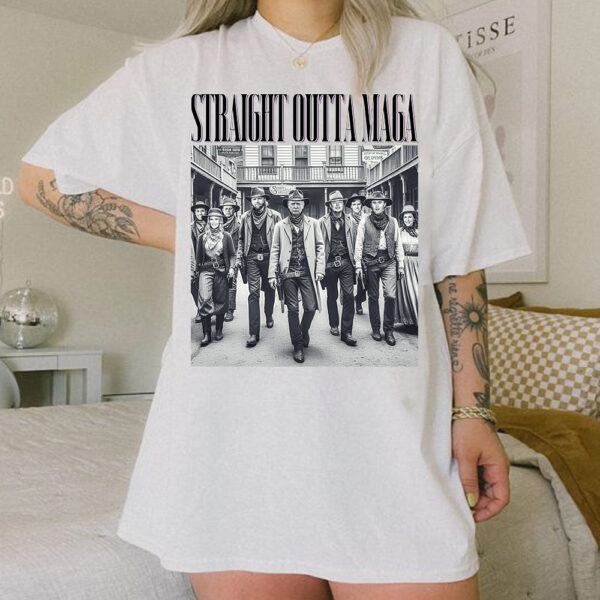 Donald Trump Team Straight Outta MAGA Vintage Shirt