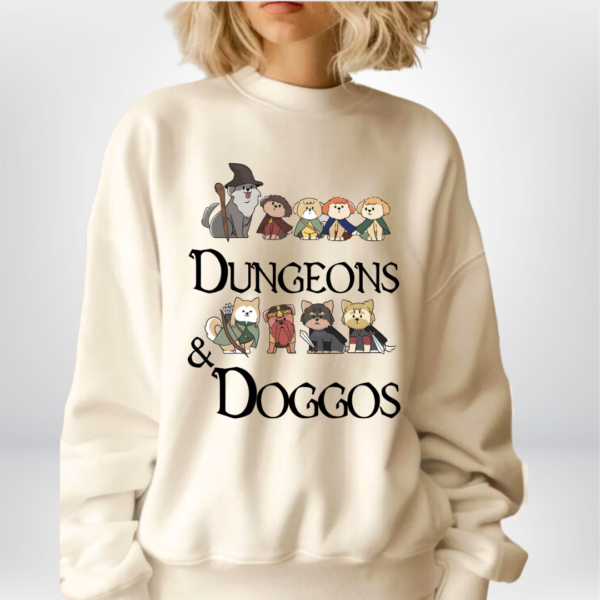 LOTR Dog Lover Dungeons and Dragons Shirt, Lord of The Rings Middle Earth The Fellowship Of The Ring Vintage Shirt