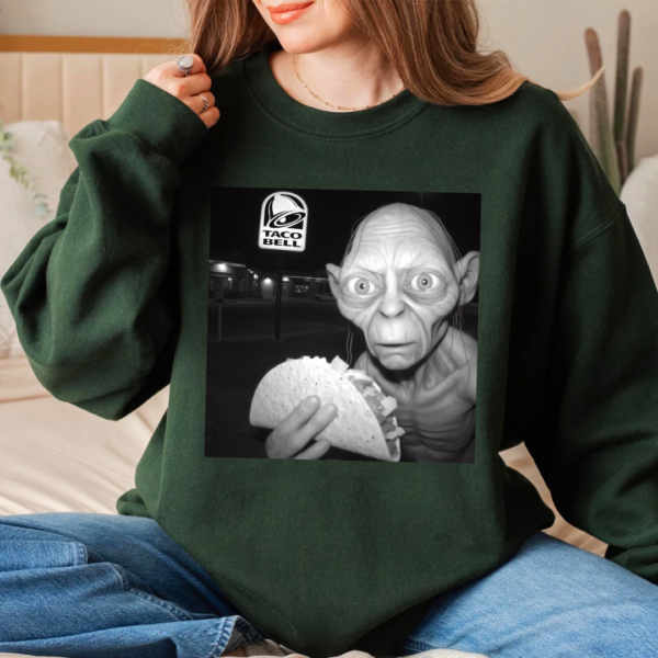 LOTR Gollum at Taco Bell The Fellowship Of The Ring Vintage Shirt