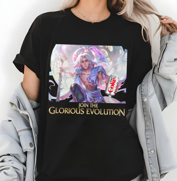 Viktor Arcane Diet Coke Shirt, Viktor Join The Glorious Evolution Shirt, Game League of Legend Shirt, Arcane Anime Shirt