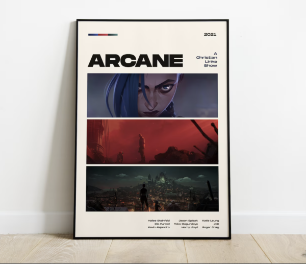 Arcane League of Legends Poster