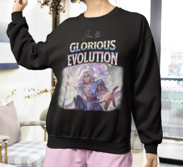 Arcane Viktor Savior Sweatshirt, Join The Glorious Evolution Sweater League Legends Shirt, Gamer  Hoodie