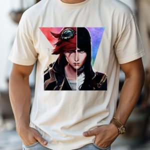 Caitvi Shirt Vi Tee, Caitlyn Arcane Shirt, Champion Caitlyn Vi Tee