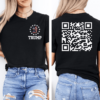 Trump Dance QR Code T Shirt Viral Trump Dance YMCA qr Code Shirt Trump Dance Prank Shirt Back Print Republican Tee Trump MAGA Election 2024