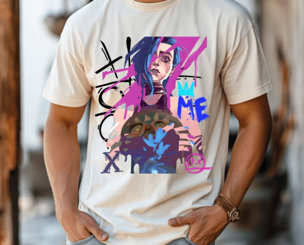 Jinx World Shirt, Arcane Inspired Art Tee Сhampions Shirt, Unisex Arcane  TShirt Gifts for Fan