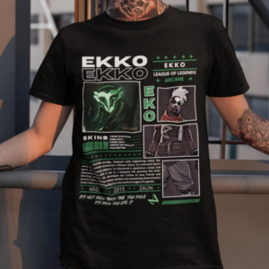 Ekko Shirt, Gaming Shirt, LOL Shirt, Arcane Shirt, Gamer Shirt, Ekko Arcane Shirt, Ekko Tee