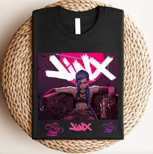 Jinx Shirt, Arcane Shirt, Powder Shirt, Gift For Him, Gift For Her, LOL Shirt, Get Jinxed Shirt