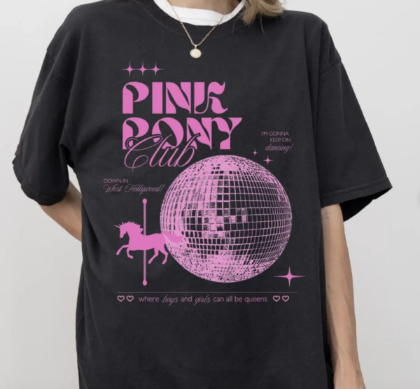 Chappell Roan Shirt, Pink Pony Club Shirt, Midwest Princess Vintage Disco Tee