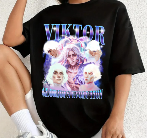 Glorious Evolution Viktor T-shirt, Viktor Arcane Shirt, Gamer Shirt, League of Legends Gift, LOL Shirt, Arcane Merch