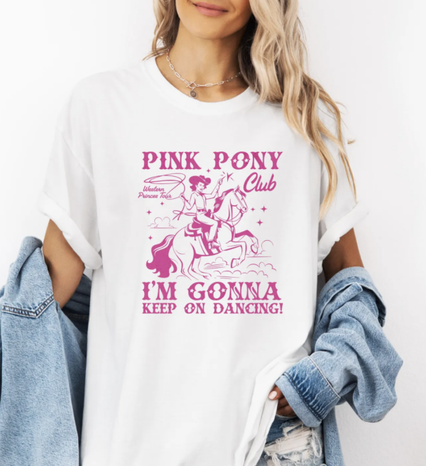 Pink Pony Club Shirt, Chappell Roan Tee, Sapphic Lesbian Pride Music Shirt, Western Princess Tour Shirt, Keep On Dancing Pride Tee, WLW Club