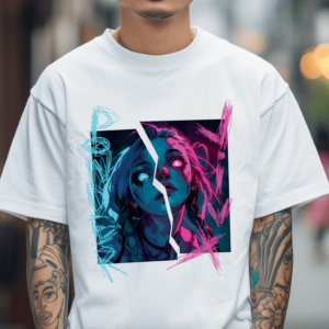 Powder Jinx Arcane Shirt, League of legends Tee, Arcane 2 fan Sweater