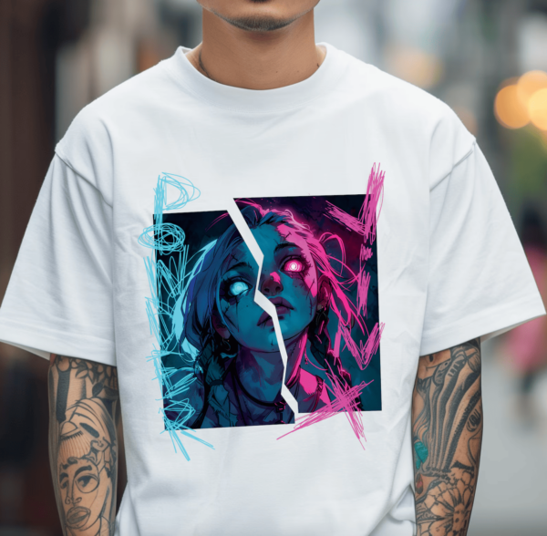 Powder Jinx Arcane Shirt, League of legends Tee, Arcane 2 fan Sweater