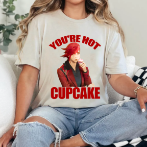 Vi You’re Hot Cupcake T-Shirt, Violet Caitlyn Arcane, Arcane Season 2, Girl Dinner Shirt