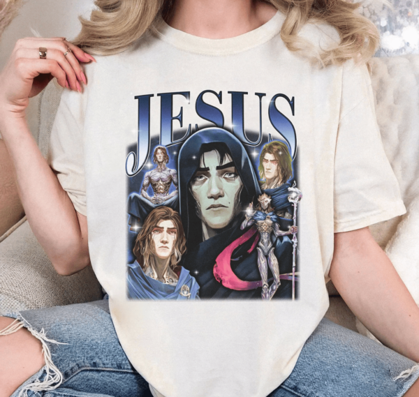 Jesus Arcane Viktor T-Shirt, Viktor Arcane Glorious Ovulation Shirt, Jayce x Viktor, Arcane Shirt, Arcane Season 2, Girl Dinner Shirt