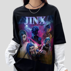 Arcane Shirt, Jinx LOL Shirt, League of Legends Merch, Arcane Fan shIRT