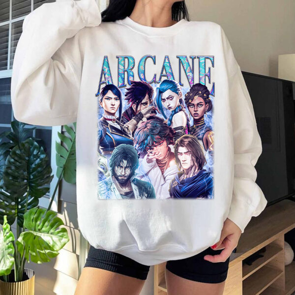 Arcane Game Characters Vintage LOL Shirt