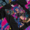 Jinx Arcane League of Legends Back Printed Hoodie