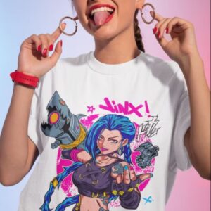 Jinx Arcane League of Legends Art Shirt