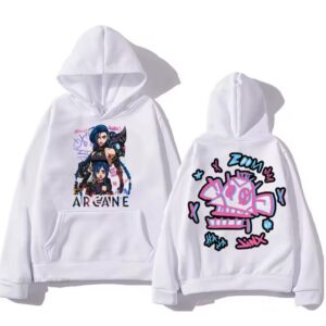 Arcane Jinx 2 Sides Hoodie Graphic