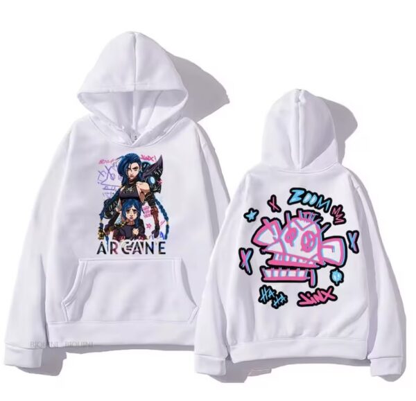 Arcane Jinx 2 Sides Hoodie Graphic