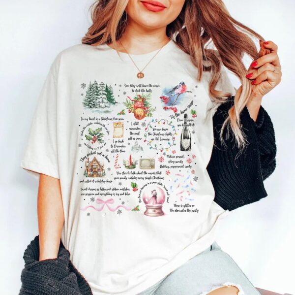 Taylor Swift Christmas Song Lyrics Swiftmas Sweatshirt