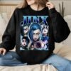 Vintage JinX Arcane Shirt, Arcane Shirt, Game League of Legend Shirt, Arcane Anime Shirt